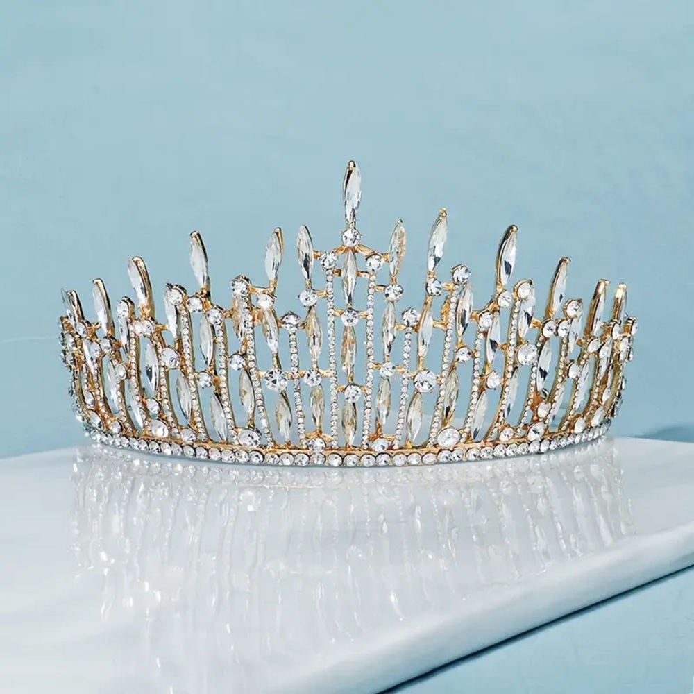 Elegant Gold and Silver Tiara